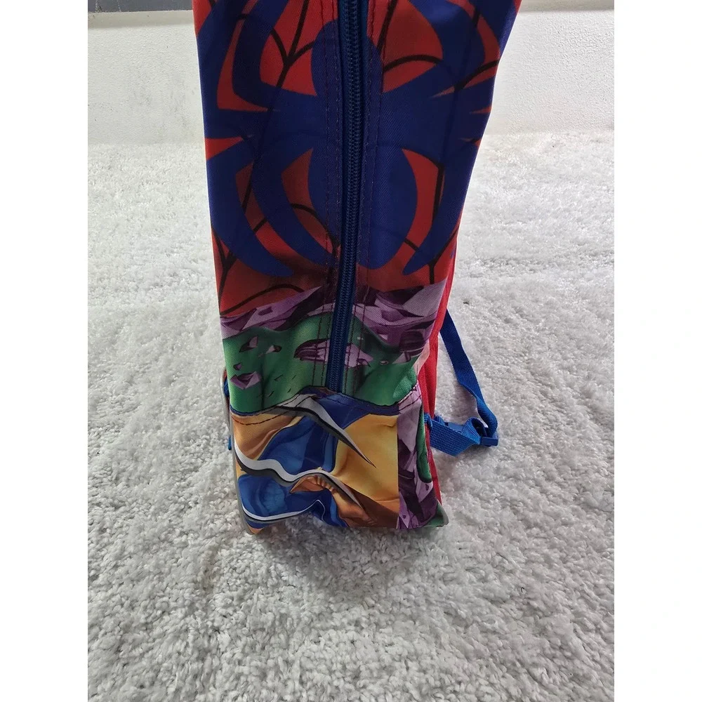 Marvel Heroes Backpack Red Spider-Man Iron Man Hulk Comic Book School Bag